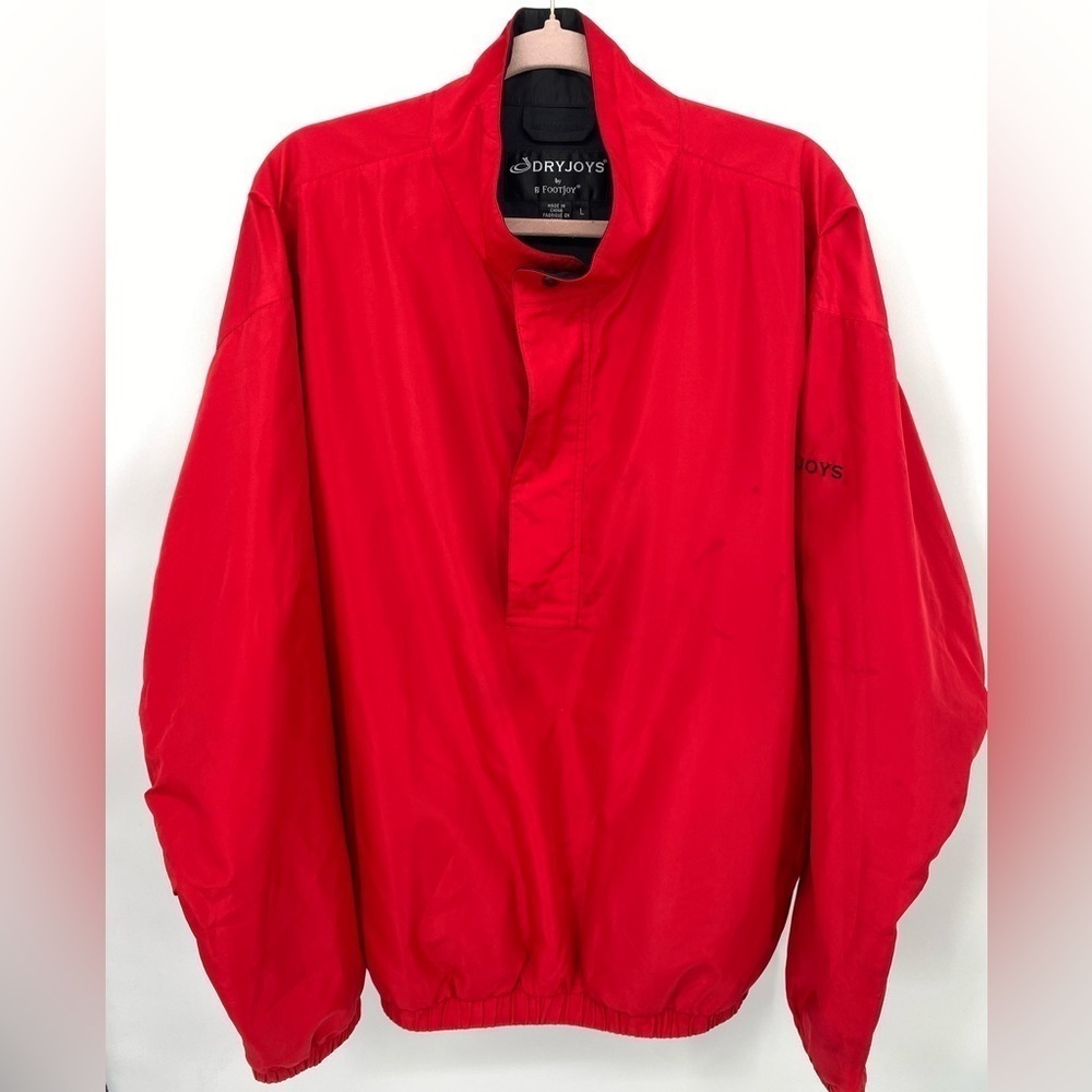 Foot Joy Dry Joy vintage embroidered 3 pocket windbreaker coat large